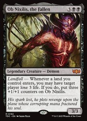 Ob Nixilis, the Fallen - Commander: Tarkir: Dragonstorm #192