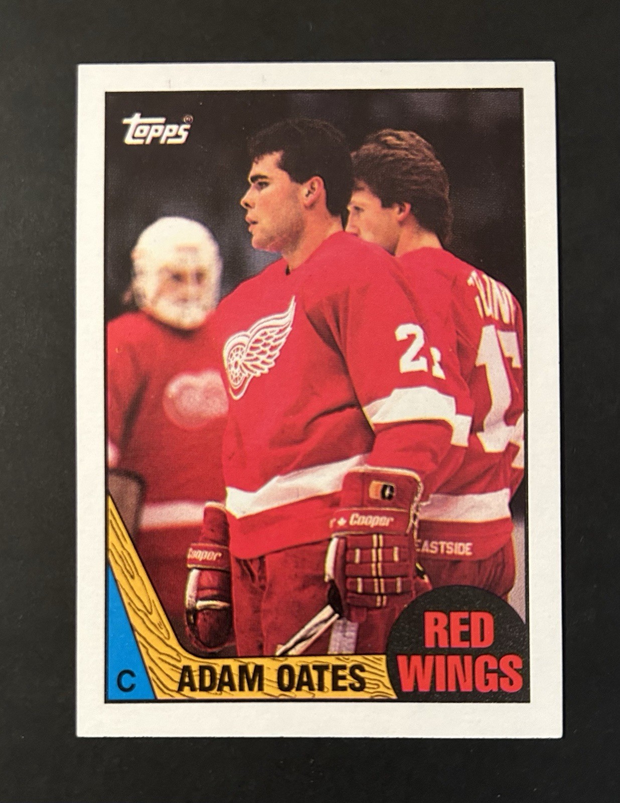 1987-88 Topps Rookie #123 - ADAM OATES Sharp