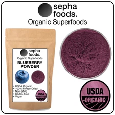 100% Freeze Dried Blueberry Powder – Organic, Non-GMO, Gluten Free