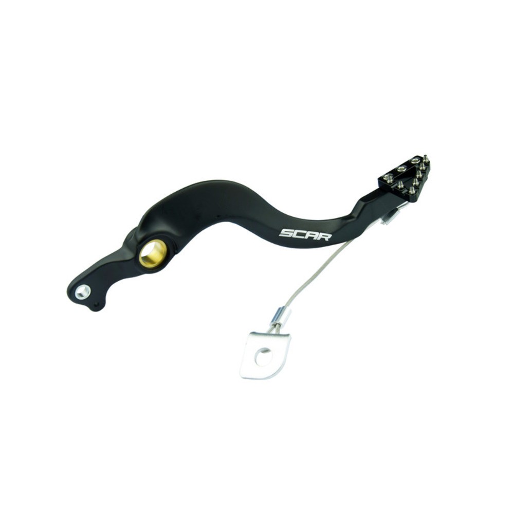 Free Shipping Rear Brake Pedal SCAR-Black For Motorcycle Parts Accessories