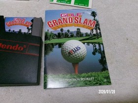 #809 Nes Nintendo Golf Grand Slam By Atlus CIB With Map/Poster