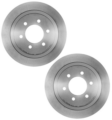 Brembo Set 2 Rear Vented 348mm Disc Brake Rotors for Ford F-150 Lincoln Mark LT