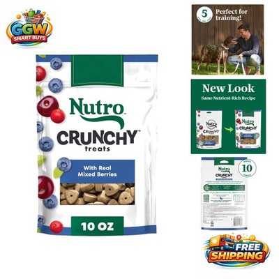 Natural Mixed Berry Dog Training Treats, 10 oz - Corn-Free & Nutritious Delight