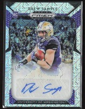 Drew Sample Rookie 2019 Panini Prizm Draft Mojo Auto /49 #271 Washington