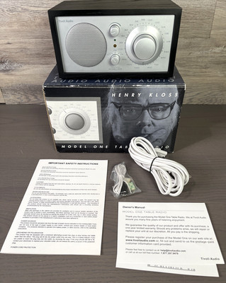 Tivoli Audio Model One AM/FM Radio (Black Ash/Silver) NIOB