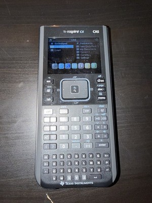 Texas Instruments TI Nspire CX CAS Graphing Calculator W Cover Charger Black