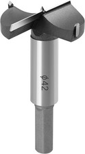 Professioneller 42mm Forstnerbohrer mit Titanbeschichtung f&uuml;r pr&auml;zises Bohren