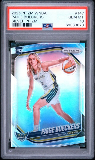 Paige Bueckers 2025 Panini Prizm WNBA Silver
