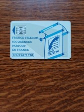 Télécarte 600 agences Te21 540 Cote 20E 