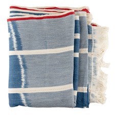 West African Bondoukou Indigo Cloth #16962 Burkina Faso Multicolor Cotton