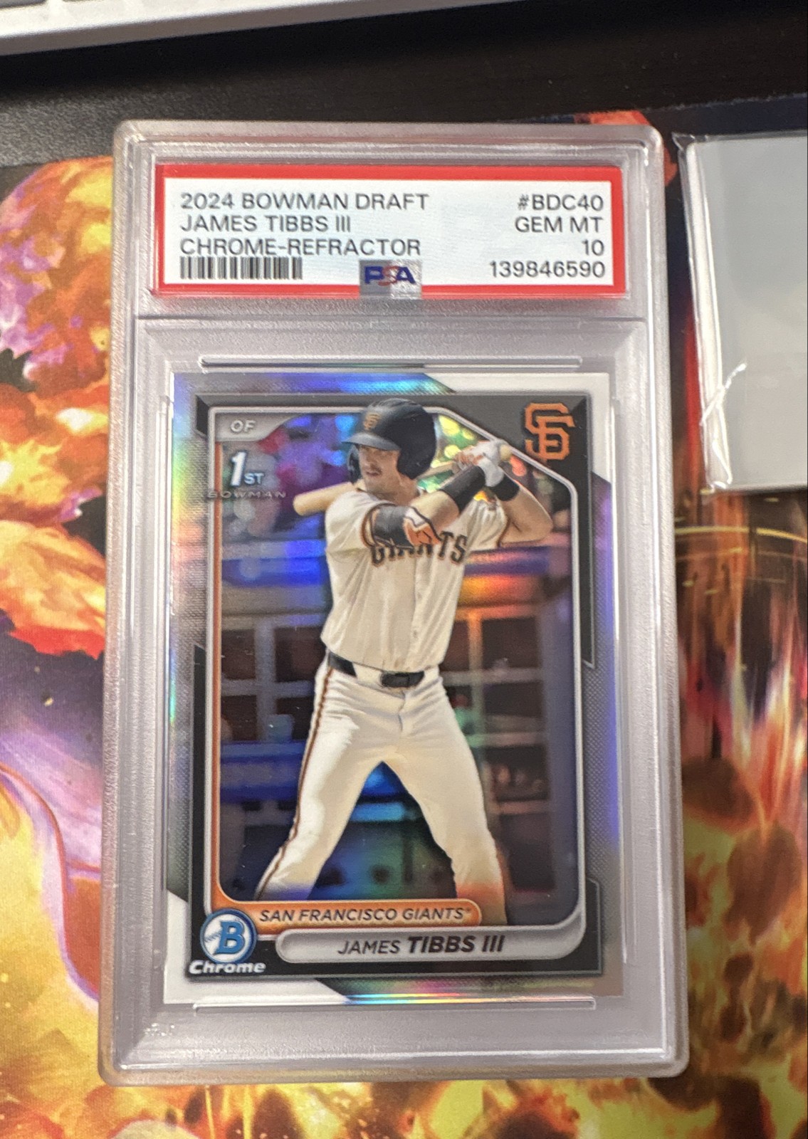 2024 Bowman Draft - Chrome James Tibbs III #BDC-40 Refractor (RC) PSA 10 GEM