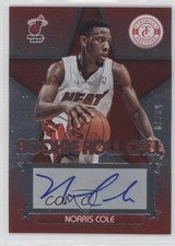 2012-13 Totally Certified Rookie Roll Call Red 59/79 Norris Cole #34 Auto 9ih