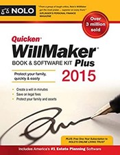 Quicken WillMaker : Book and Software Kit Paperback Editors Of No