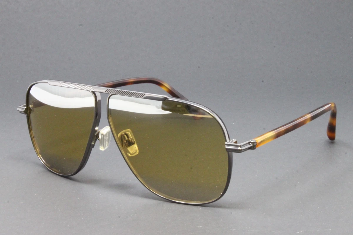 Jimmy Choo Stylish Brown Aviator Sunglasses W/Box Alyssa | Pale Gold Aviator Sunglasses | Jimmy Choo main image 4