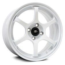 Mst Mt40 Wheels 15x6.5 38 4x100 73.1 White Rims Set Of 4