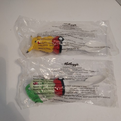 Kellogg's POKEMON TALKING SPOON Nintendo Game Freak 2000 Pikachu ...