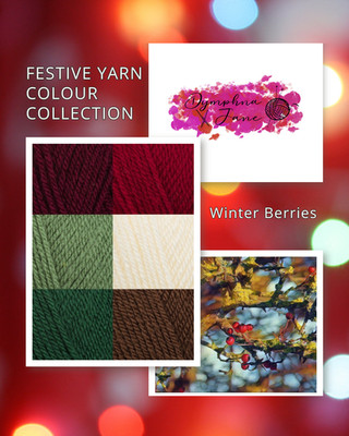 Stylecraft Special DK Weihnachten Garn/Wolle Paket - Winterbeeren - Stricken Häkeln