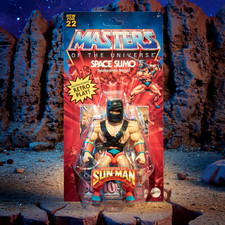 Masters of the Universe Origins Sun-Man Space Sumo Action Figure-Unopened