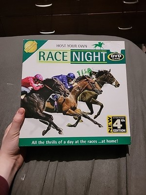 Host Your Own Race Night 4. Edition DVD Spiel Pferderennen Cheatwell Spiele 
