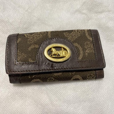 Celine Women Accessories Rare Carriage Hardware Salkey All-Over Pattern 4-Key Ca