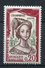FRANCE - 1961, timbre 1301, la CHAMPMESLE, COMEDIENS, ROXANE, neuf**