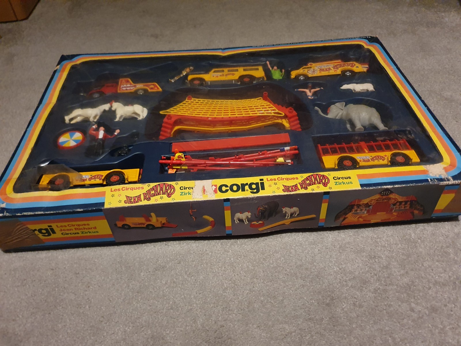 Corgi Toys Land Rover Cirque Jean Richard - Réf 30 Avec Boîte - Occasion France