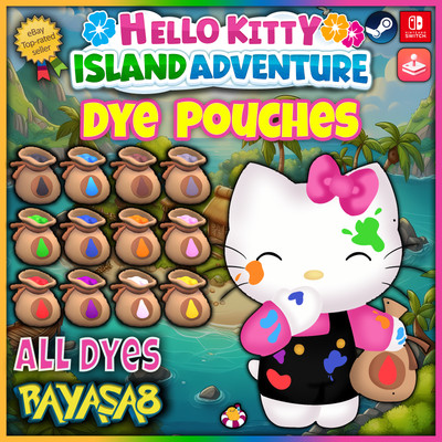 Alle Farbstoffbeutel   Kleidung & Möbel anpassen | Hello Kitty Island...