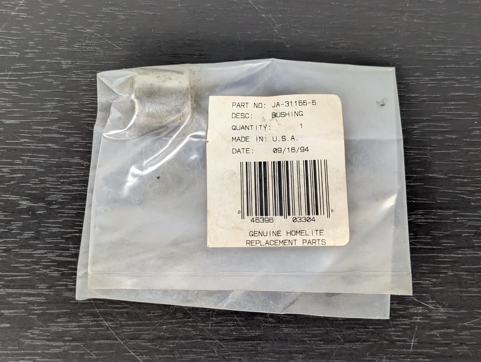 Buje Homelite Jacobsen JA-31155-5 - Nuevo stock antiguo - pieza genuina Homelite Foto 4 de 4