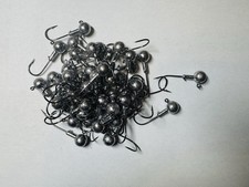 NEW-25 Pack Raw "Ball Head " Jigs  1/2oz 3/0 Ultra Point Hook Short Shank