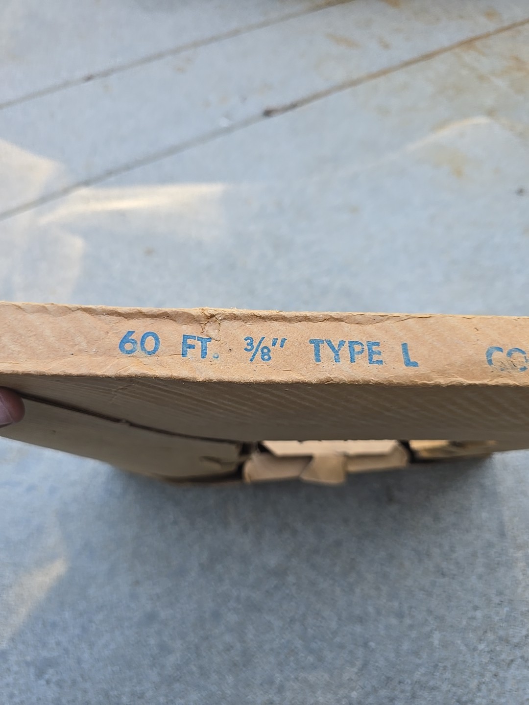 Halstead  Products 3/8" 3/8 in 60 Foot USA Soft Coil Copper Tube Tubing Type L