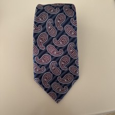 ERMENEGILDO ZEGNA 100 SILK TIE MADE IN ITALY PAISLEY
