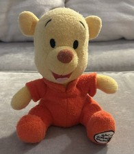 VTG Baby Pooh Bean Bag Plush Walt Disney World V1 Missing Bib Winnie The Pooh