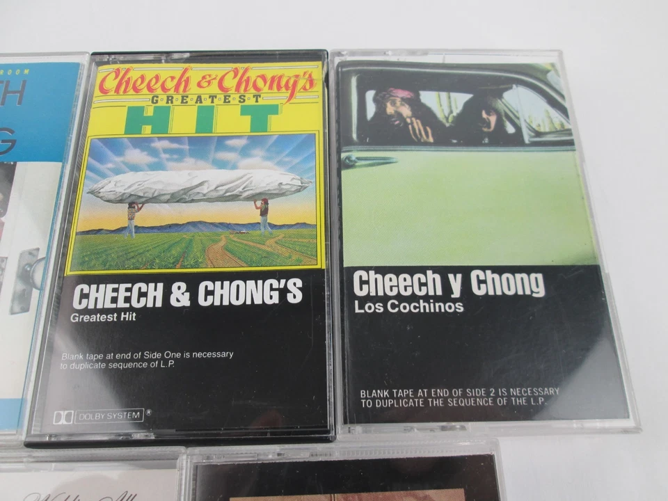 Lot Of 5 Vintage Cassettes Comedy Tapes Cheech And Chong Greatest Hits Wedding Foto 3 de 4