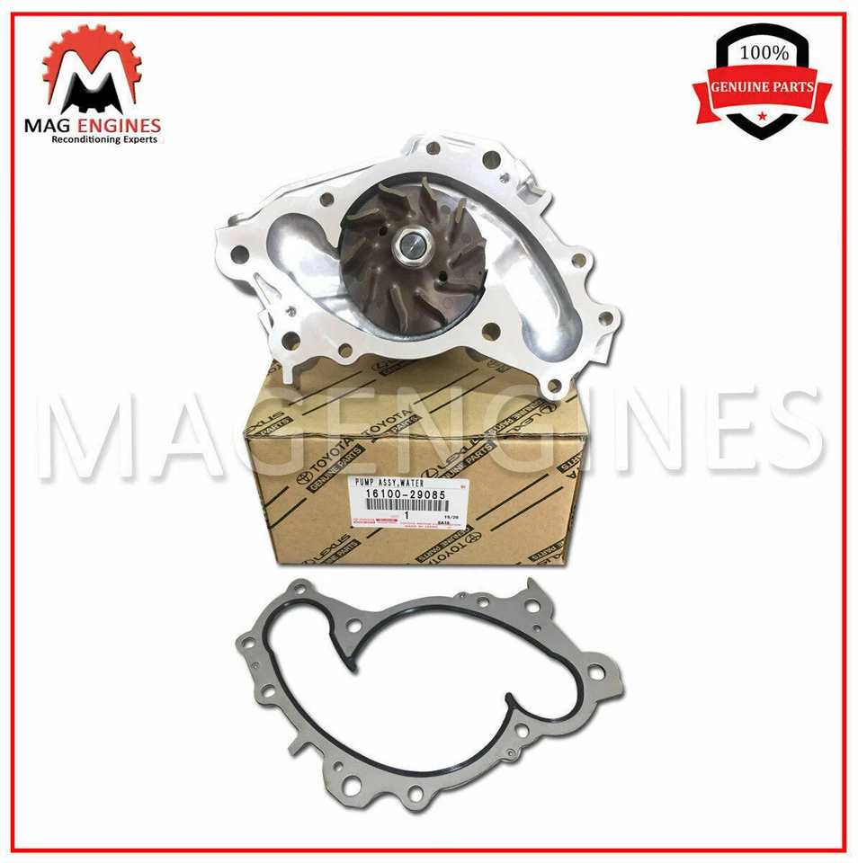 BOMBA DE AGUA MOTOR ORIGINAL 16100-29085 1MZ-FE 3MZ-FE PARA CAMRY SOLARA ES300 Foto 3 de 4