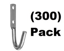 (300) National N220-582 3-1/2" Zinc Plated Tarp & Rope Fastening Securing Hooks