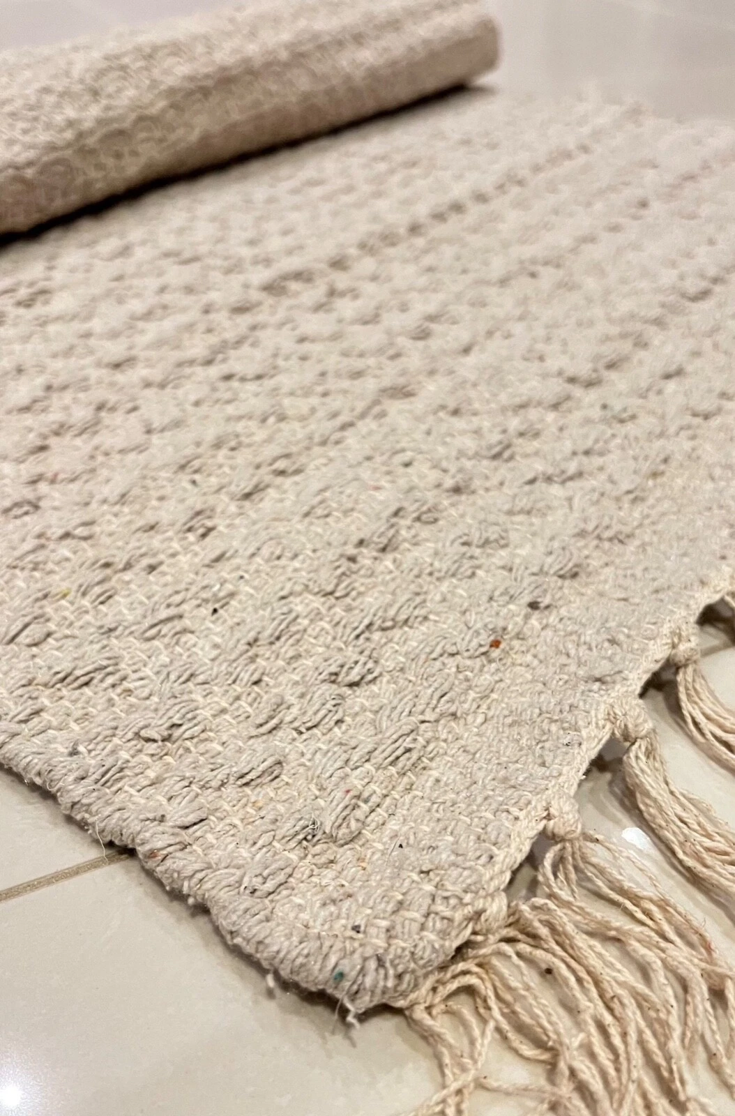 Eco Friendly Un dyed Natural 100% Cotton Plain Washable Kilims Flatwoven Rugs
Opens in a new window