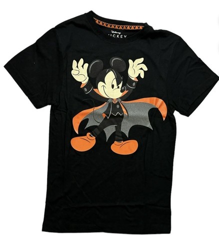 Disney Mickey Mouse Boys’ Halloween Glow In The Dark Family T-Shirt Size 14/16
