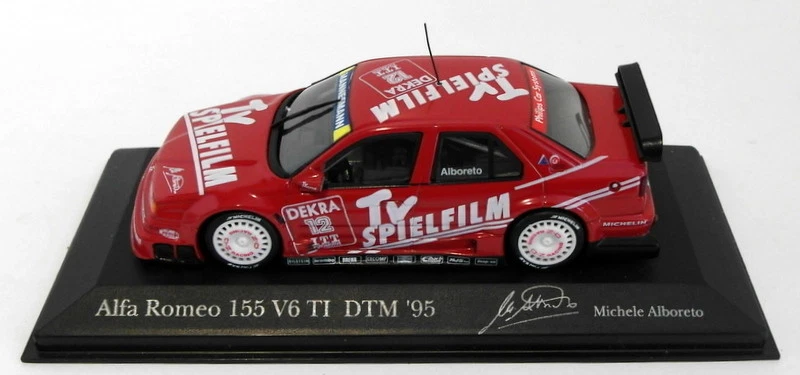 Minichamps escala 1/43 950212 - Alfa Romeo 155 V6 TI DTM '95 #12 M.Alboreto Foto 4 de 4