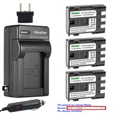 Kastar Battery Travel Charger for Canon NB-2L CB-2LW  Canon EOS 350D EOS 400D