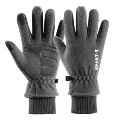 Men's Soft Warm Touchscreen Winter Plush Anti-slip for Riding Driving