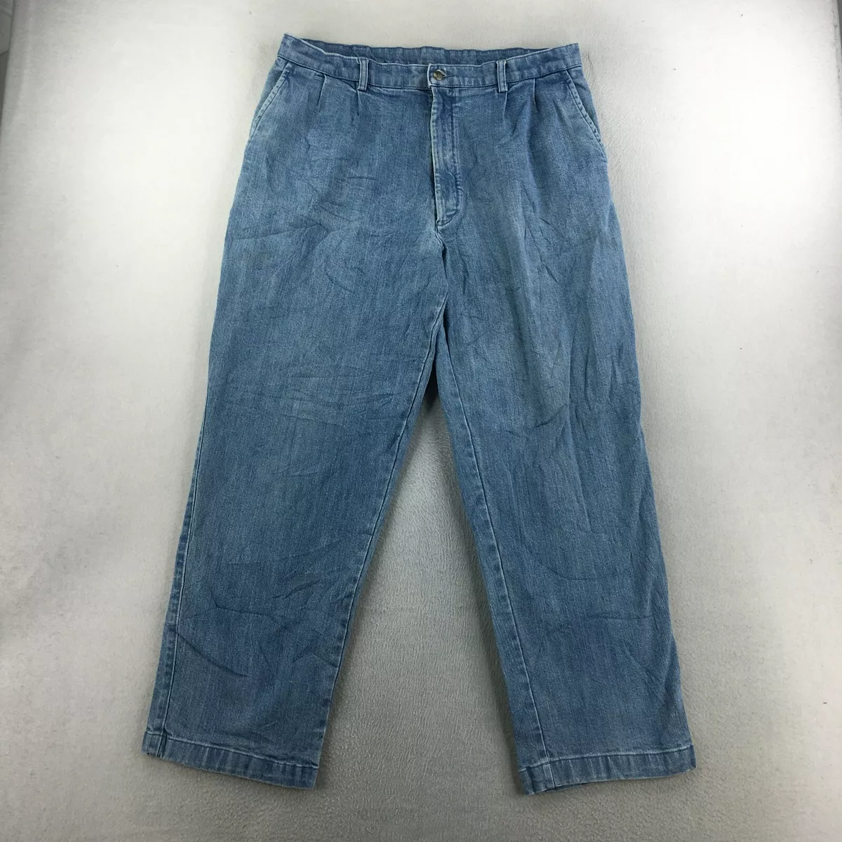 Roundtree Yorke Jeans Mens 38 Straight Denim Pants Ladies Medium