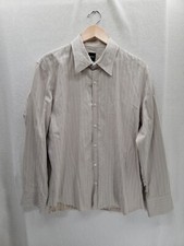 Hugo Boss Slim Fit Men's Button Beige Dress Shirt Size-XL