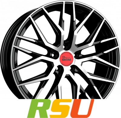 MAM RS4 8.5 X 20 5 X 112 45 black front polished online kaufen | eBay