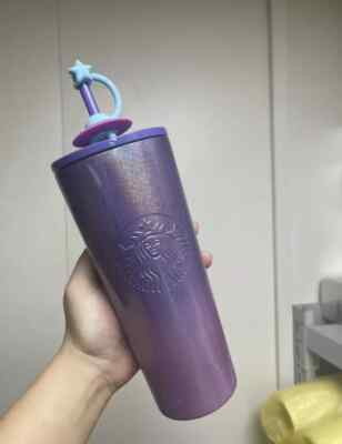 Starbucks 2024 China Summer Night Starry Sky 16oz SS Tumbler With Topper