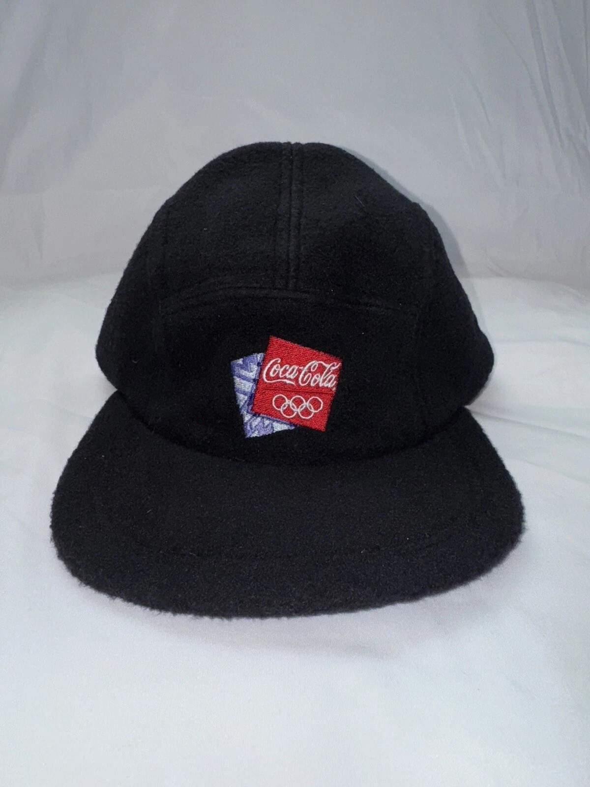 Vintage Coca Cola Salt Lake Winter Olympics 2002 Fleece Hat Red NWT!!!