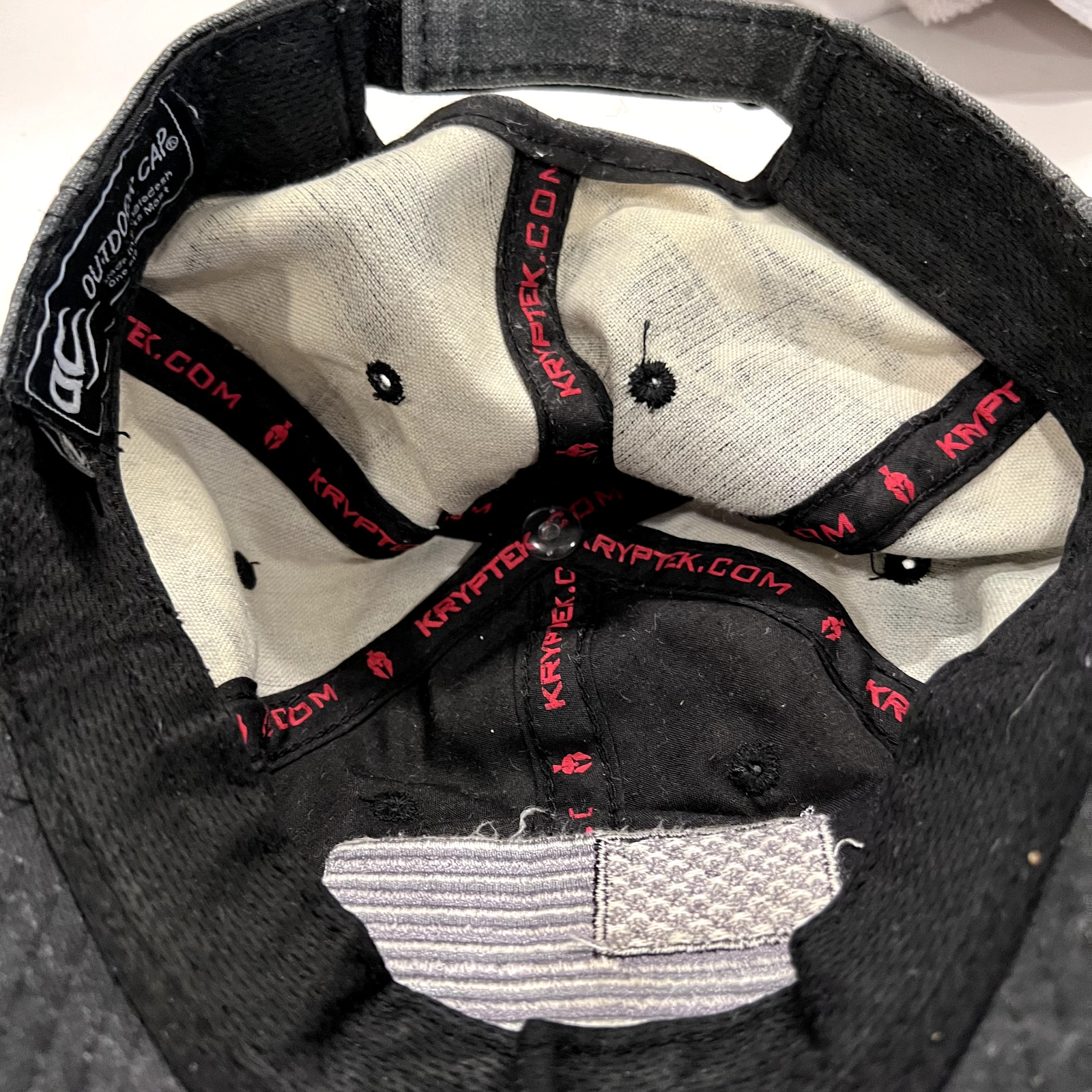 American Flag Embroidered Patch Hat Cap Strap Bac… - image 7