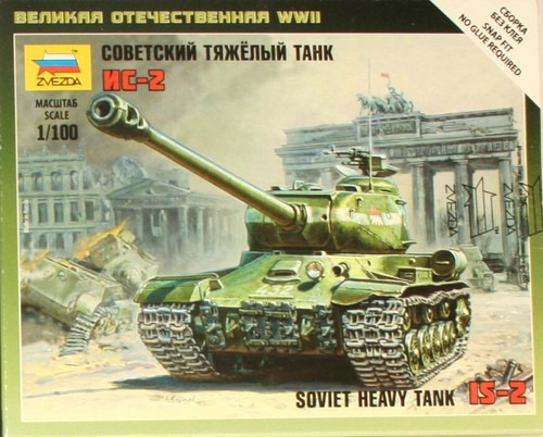 1:100 Panzer IS 2 3 4 7 SU 76M 85 100 122 152 ISU self propelled gun Zvezda - Picture 3 of 22