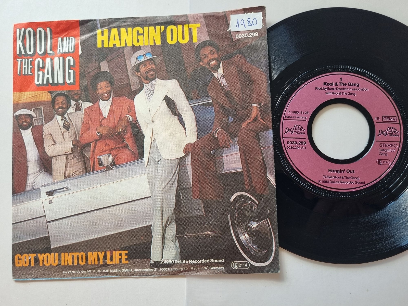 Kool & The Gang - Hangin' out 7'' Vinyl Germany