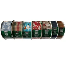 Kirkland Christmas Wire-Edged Ribbon 2.5" wide 50 yards New You Pick!