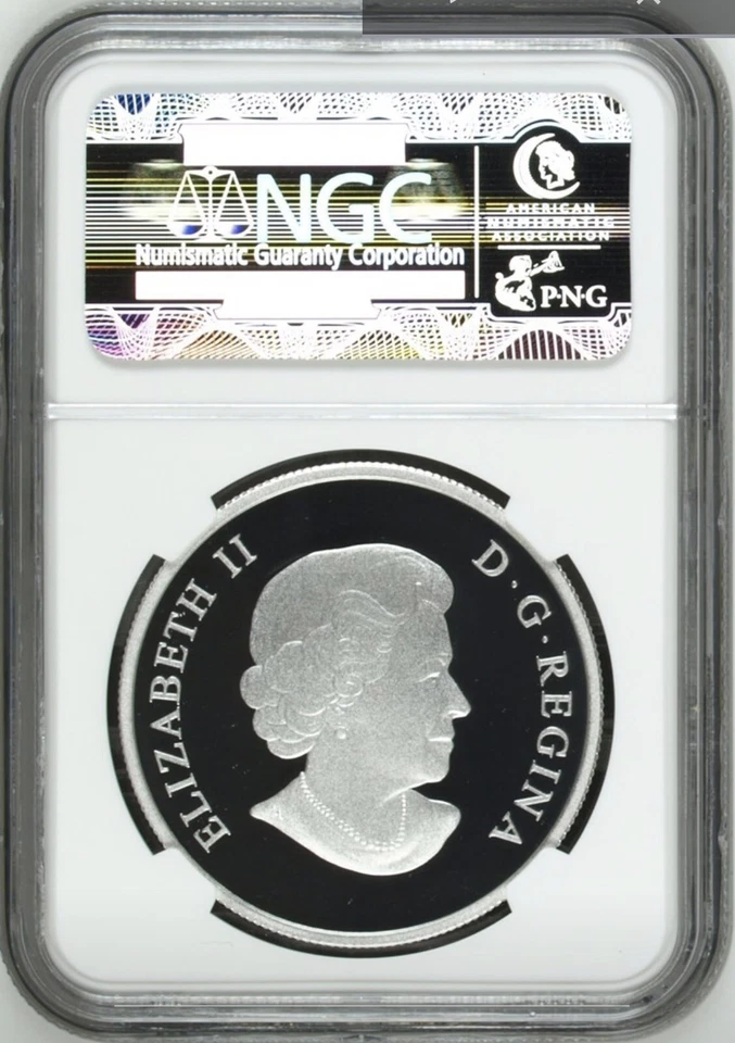 2015 NGC PF 70 U-Cam Canada Star Charts Wounded Bear $25 Coin, 1oz .9999 Silver - Image 2 of 2